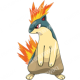 Imagens Pokémon - Nº: 157 Nome: Typhlosion Tipo: Fogo Peso: 79,5