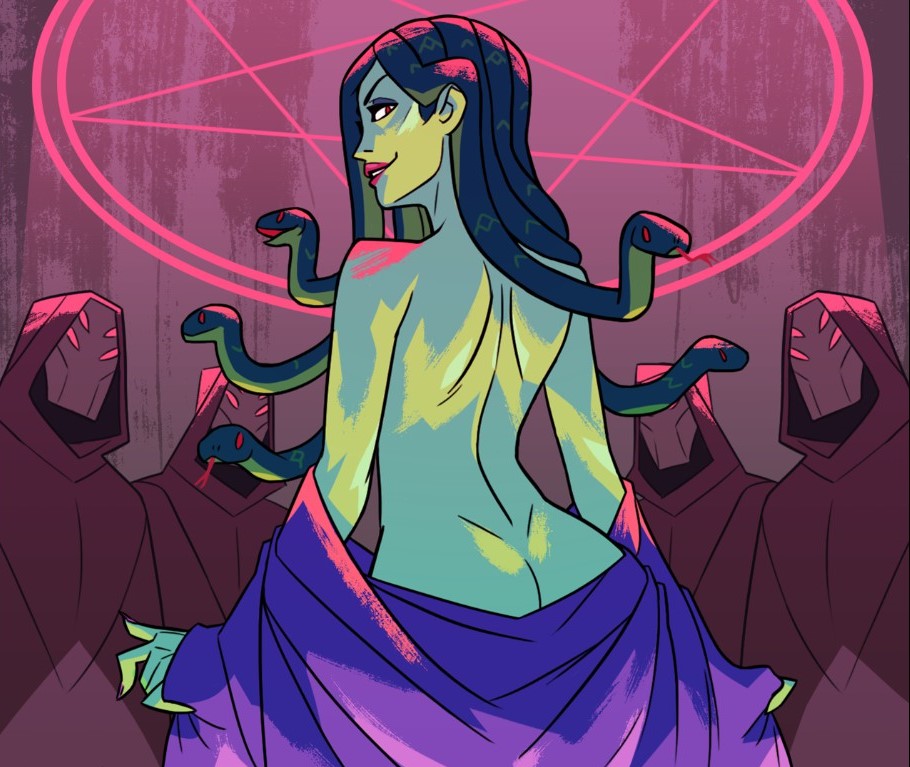 CULT is a secret ending in Monster Prom for Vera Oberlin. 