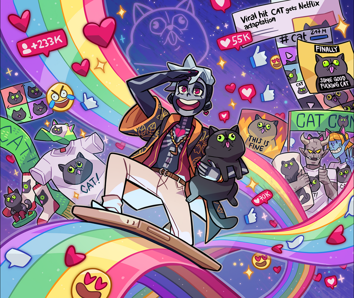 CAT INFLUENCER | Monster Prom Wiki | Fandom