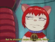 In the dubbed versions, he never told her this...