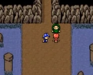 The landbridge allows access to the center of the lake