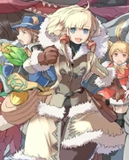 Flow in her new coat for MFL