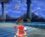 The highest level of the ruins, open to the sky