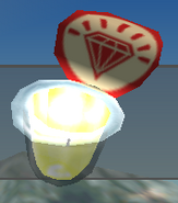 Cup Jelly with Diamond Mark on the inside