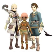 The three peoples of the Eastern Continent: Yutatora, Sorbano and Rusetara