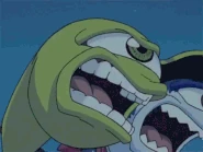 Suezo and Horn put their differences aside to save Holly.