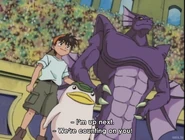 Naga with Genki and Mocchi during the World Monster Cup