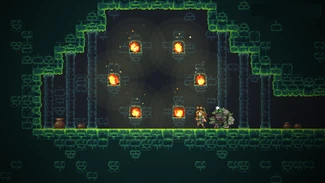 Get closer to the center of the room to initiate the fight