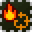 Icon critical flames