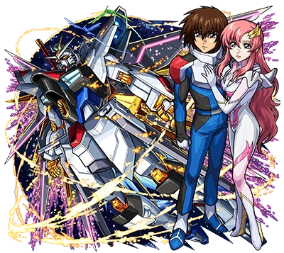 Kira Yamato & Lacus Clyne & Rising Freedom Gundam | Monster Strike