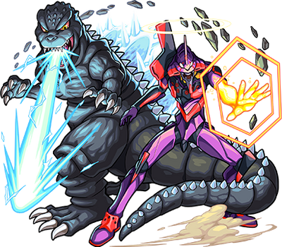 Godzilla Eva 01 Monster Strike Wiki Fandom