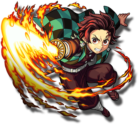 Tanjiro Kamado with Sword Demon Slayer transparent PNG - StickPNG