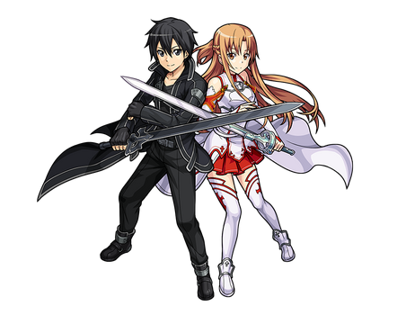  Pikuriru! Sword Art Online II Asuna Kirito Yuuki