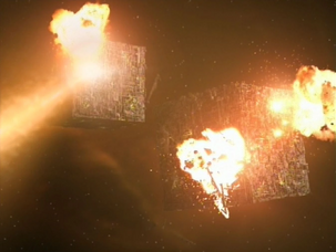 Borg cubes destroyed by 8472-teaser
