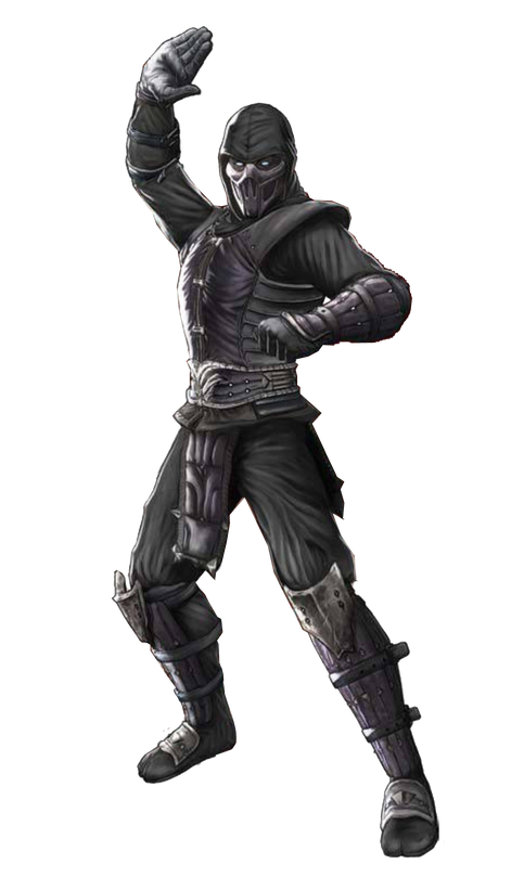 Art of noob saibot from mortal kombat