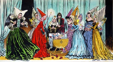 Fairies sleeping beauty