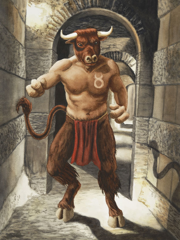 greek minotaur symbol