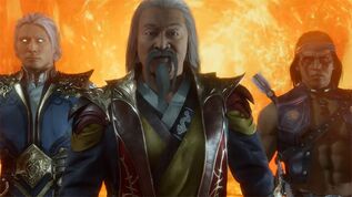 Shang looks extremely young in MK1, and remember in 11 his hourglass  appearance self had absorbed Raiden, Fujin, Shao Kahns, and Sindel's souls.  That's millennia' worth of souls according to canon, no