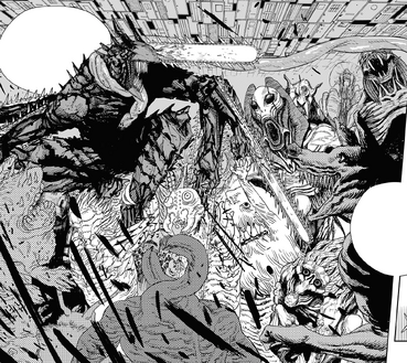 Chainsaw Man in Hell