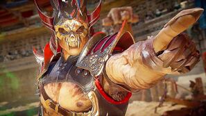 Bro wth is Shao kahn? The wiki says he's an immortal but It also says  Raiden's and Shinnok are immortals but they look human Shao look likes a  Brown Onaga without horns