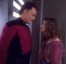 Q and Vash DS9