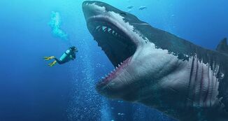 Megalodon-eats-man