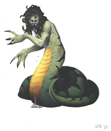 why is a gorgon greek monster