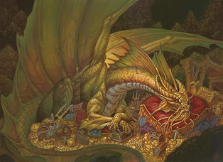 Gold dragon - Chris Seaman