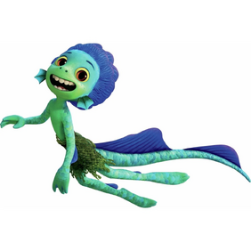 Luca Paguro is a pre-teen sea monster living off the coast of the Italian  city of Portorosso 