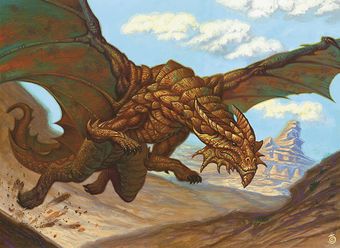 Copper dragon