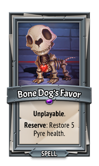 Bone Dog's Favor