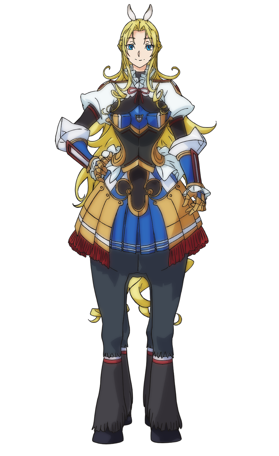 Anime Stand Monster Musume No Oishasan Illy Scythia Tisalia Figure