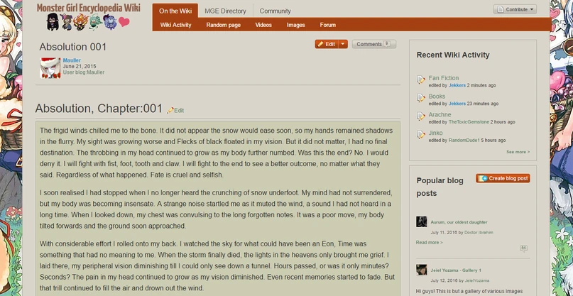 Series All stories that are part of a continuing series.