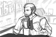 Man at diner