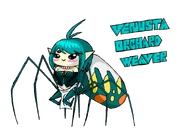 Venusta Orchard Weaver Arachne chibi