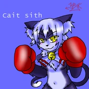 Boxing cat