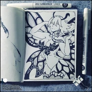 Sketchbook papillon by candra