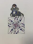 Katherine on Tile Pattern