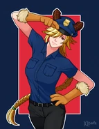 Adult Police Baphomet