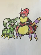 Spinarak and Ariados Arachne