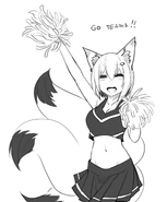 Kitsunemimi Cheerleader