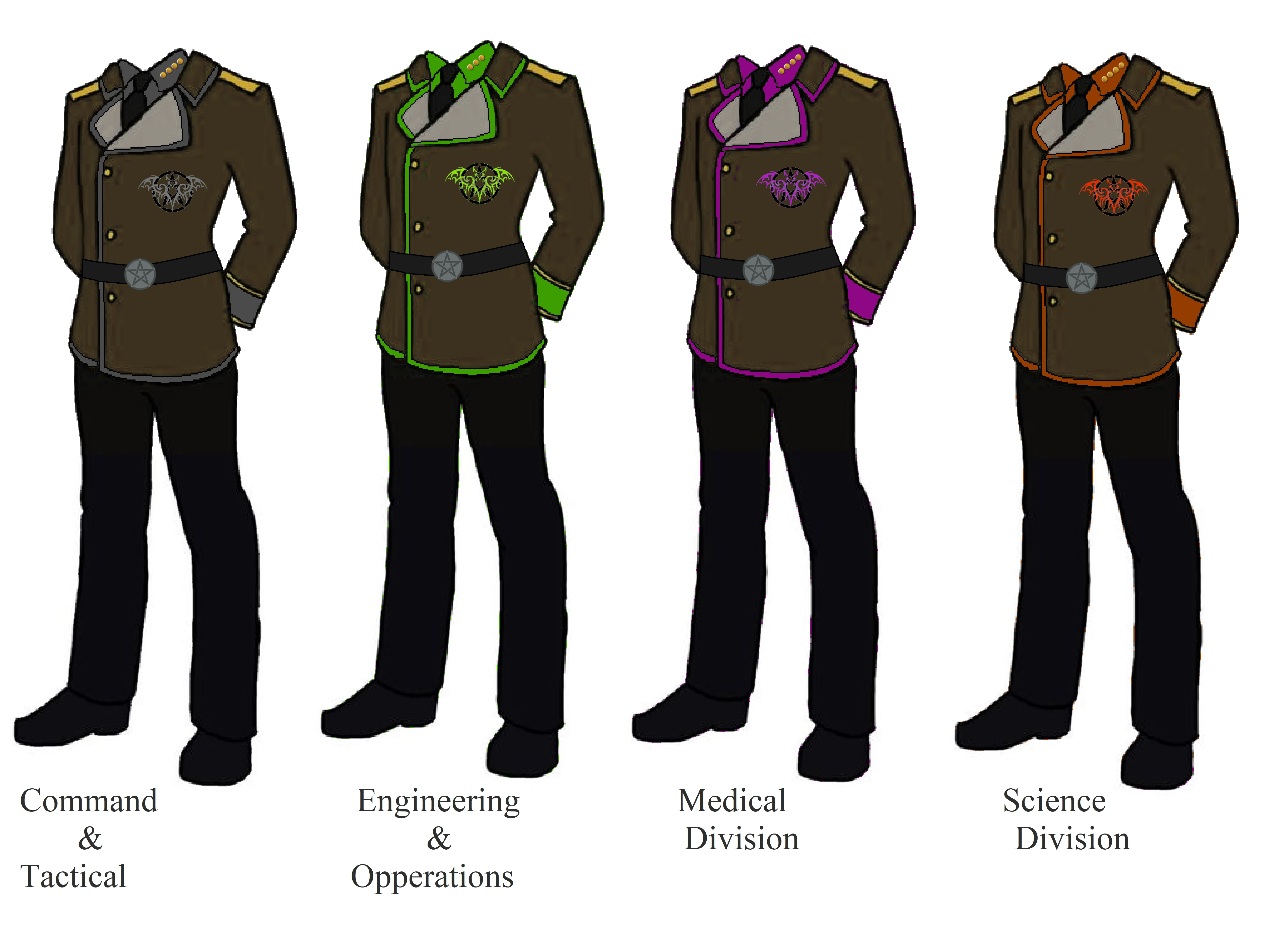 The concepts for the Unified Mamono Coalition.