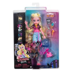 Monster High Lagoona Blue Fashion Doll with Colorful Streaked Hair,  Signature Look, Accessories & Pet Piranha