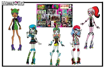 Concept art - Skultimate Roller Maze moodboard