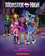 promotional render for Monster high Nickelodeon series