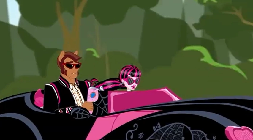 monster high draculaura car