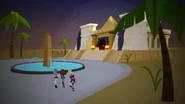 Cleo's house shown for the first time in "Miss Infearmation".