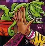 Clawdeen and Clawd from Clawdeen's Skulltimate Secrets locker