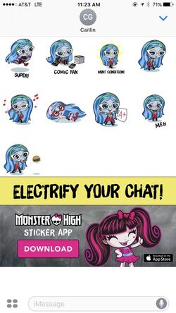 Monster High Ghoulia Yelps Sticker for Sale by Peeshes