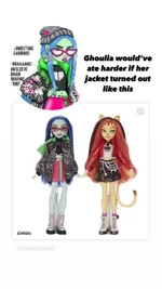 Ghoulia concept art shared by @girliesandghouls on their Instagram Story